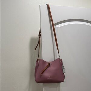 NEW!!! Nanette Lepore Mauve Leather Shoulder Bag